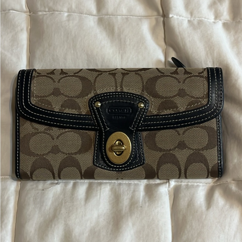 SOLD - Authentic Coach 65th Anniversary Legacy Wallet